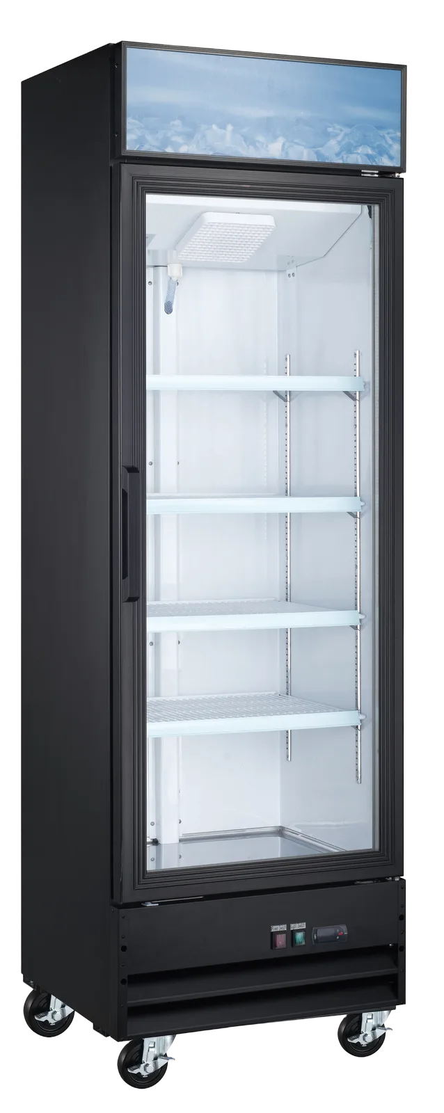 13 cu. ft. Merchandising Swing Glass Door Freezer