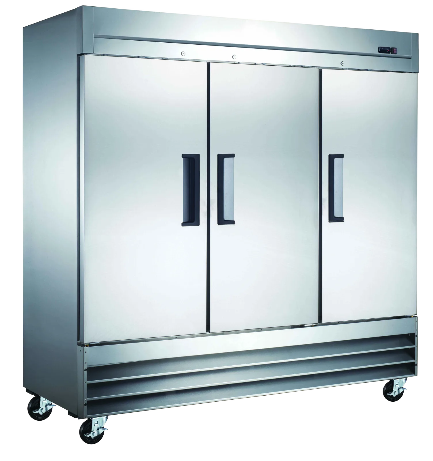 3 Solid Door Reach In Freezer, 72 cu. ft. — model DR72F